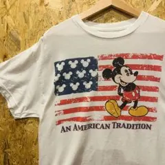 Disney ミッキー Tシャツ AN AMERICAN TRADITION”
