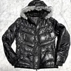HIDEAWAYS fur down jacket y2k お兄系