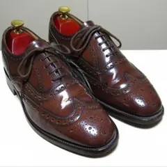 【良品✨️】Loake L1 ローク フルブローグ ブラウン UK6 革靴のサムネイル