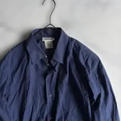✨大人気✨agnes b HOMME アニエスベーオム 紺系　長袖シャツM