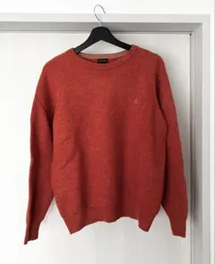 美品 Henry Cotton's クルーネック セーター オレンジのサムネイル