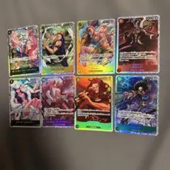 ワンピースカード SR 8枚セット まとめ売り 美品 シャンクス 白ひげ 他