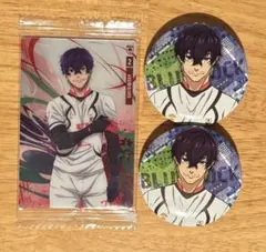 ブルーロック オリヴァ・愛空 缶バッジ カード