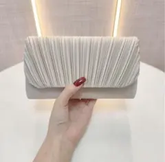 パーティーバッグ シャンパンゴールド2way結婚式ショルダーバッグ