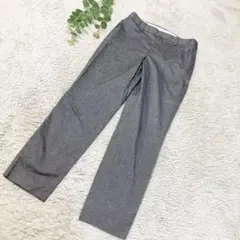 グリーンレーベルリラクシング　テーパードパンツ　38　M　デニム風生地