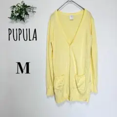 PUPULA ププラ（M）Vネック　長袖　ニットカーディガンのサムネイル