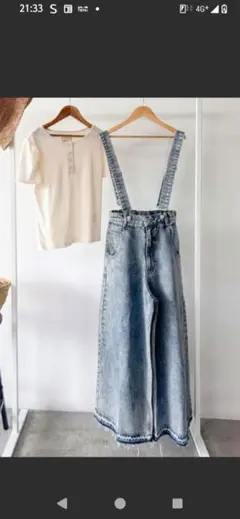 デニムサロペットのサムネイル