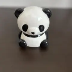 レトロ パンダ 貯金箱 陶器 - メルカリ