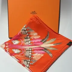 エルメス HERMES カレ90 ダンス・パシフィック スカーフ 箱付