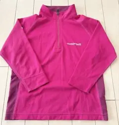 mont-bell モンベル　クールロングスリーブジップシャツ　110