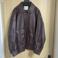 FREAK'S STORE フェイクレザーブルゾン