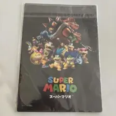 スーパーマリオ　限定　クリアファイル　2枚組