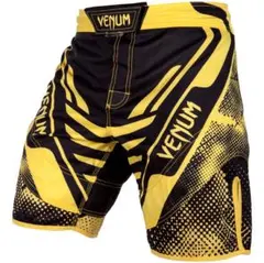 Venum ボクシングショートパンツ グレー/イエロー - メルカリ