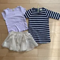 プティマインなど　お洋服　3点セット