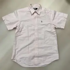 【美品クリーニング済M】Polo by ラルフローレン 刺繍半袖シャツ170のサムネイル