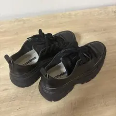 Converse スニーカー ブラック　厚底
