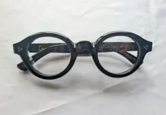 美品 Lesca LUNETIER メガネ Mod.LARGO 度なし ブラック - メルカリ