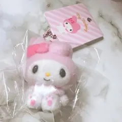 マイメロディー　フロッキーキーホルダー