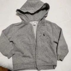 値下げ!ラルフローレン　パーカー　グレー　美品　サイズ24Ｍ