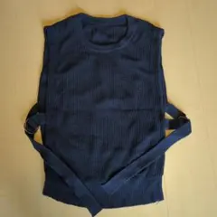 URBAN RESEARCH ネイビー ニットベスト