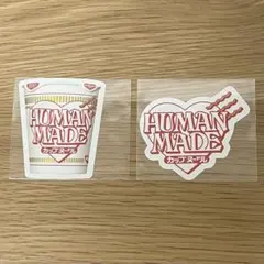human made カップヌードル ステッカー 2種セット