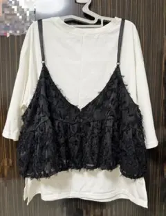 レプシム☆リバーシブルビスチェ付きT☆310さんコラボ☆なこさんLEPSIM