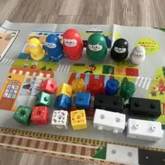 ちゃれんじ　知育玩具 いろりん+ブロックシート