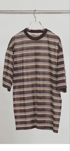 TODAYFUL Sheer Border T-shirt インディゴ - メルカリ