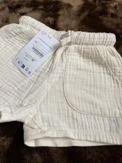 ZARA 未使用 ガーゼショートパンツ 86cm