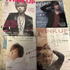 WINKUP(ウインクアップ) NEWSソロ表紙4冊セットまとめ売り