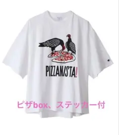 PIZZANISTA! champion ＴシャツLサイズ ピザbox付のサムネイル