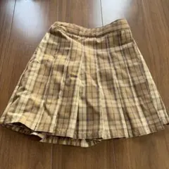 UNIQLO KIDS チェック柄 キュロットスカート 130cm