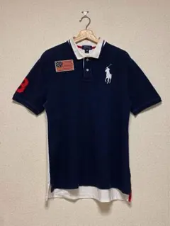 POLO RALPH LAUREN ビッグポニー USA ポロシャツ フラッグ