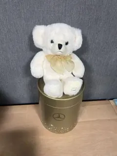 Mercedes-Benz テディベア ぬいぐるみ ゴールド缶入りのサムネイル