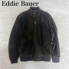 【美品】Eddie Bauer ダークブラウン ジャケット スエード　ライダースのサムネイル