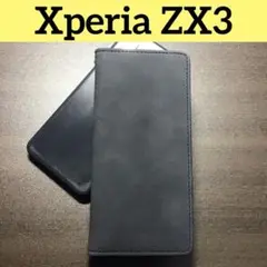 【大人気！】XperiaXZ3 手帳型スマホケース ブラック 黒
