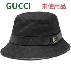 GUCCI グッチ バケットハット 黒 L GG 576587 4HG62