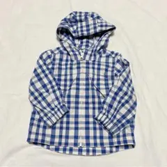 【baby GAP】チェックのアウター・ジャケット・パーカー《サイズ80》