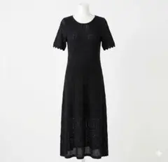 GU レーシーウエストリボンワンピース クリーニング済 Sサイズ