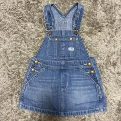 ★美品★Lee デニムジャンバースカート 100