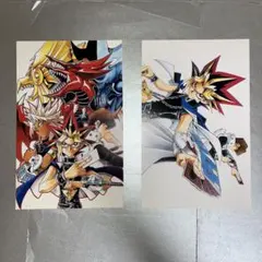 遊戯王　ポストカード 遊戯王カードゲーム25周年を記念し、浮世絵風「青眼の白龍」限定