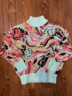 Desigual マルチカラー ニットセーター L