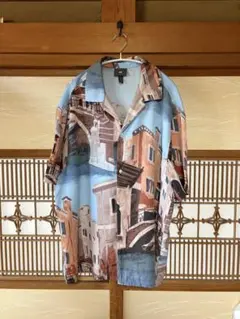H&M 柄シャツ リヨセル シャツ Lのサムネイル