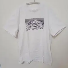 MONCLER 24/25秋冬 マウンテンロゴ コットン TシャツMサイズ