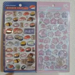 【国内正規品】寿司　お寿司　スシ　すし　ボンボンドロップシール　和柄　日本食　桜