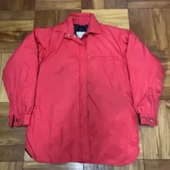 70s frostline ビンテージナイロンダウンシャツ USA製 レッド - メルカリ