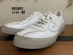 BOEMOS ボエモス 本革ローカットスニーカー　ヨゴレ仕様　　サイズ40のサムネイル