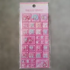 新品未使用　mezzo piano メゾピアノ　タイルシール ピンク