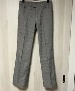 グレンチェック柄 ストレートパンツ