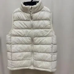 UNIQLO アイボリー ダウンベスト 140